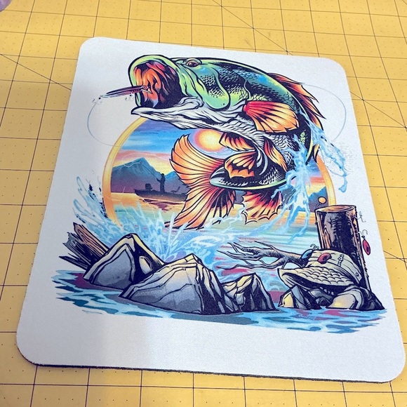 Hand pressed Sublimation Mouse Pad, Brand New! - Picture 1 of 1